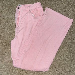 pink corduroy jeans